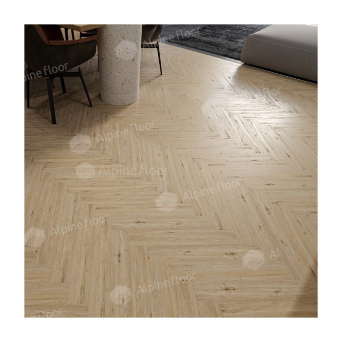 Ламинат Alpine Floor Herringbone 8 LF102-1 Дуб Лион