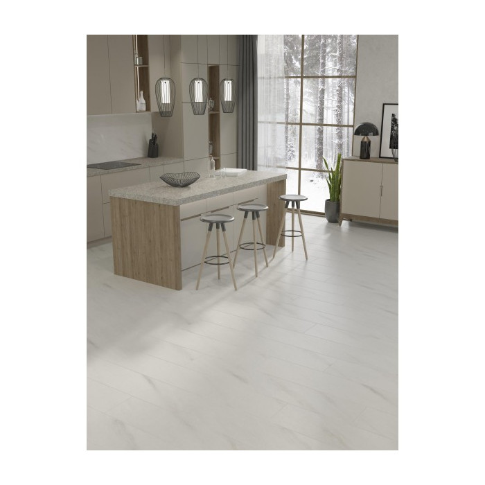 Ламинат Egger 2023 PRO Laminate Large Aqua+ 33 класс 8 мм (Россия) EPL245 Мрамор Леванто белый