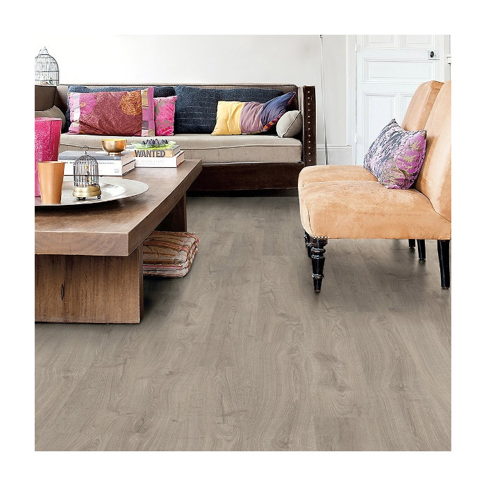 Ламинат Quick-Step Eligna U 3459 дуб темный серый промасленный