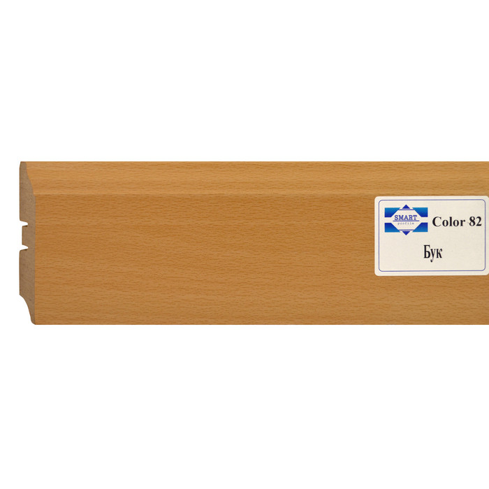 Плинтус МДФ SMARTPROFILE Color Бук 82