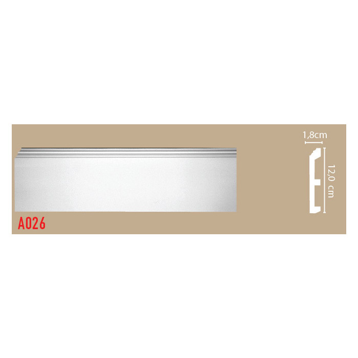 Плинтус напольный Decomaster A026