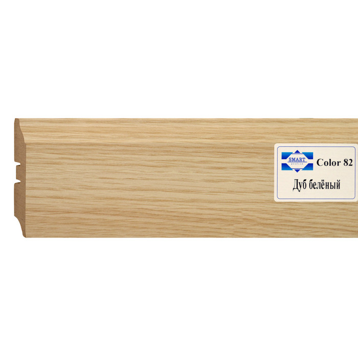 Плинтус МДФ SMARTPROFILE Color Дуб беленый 82
