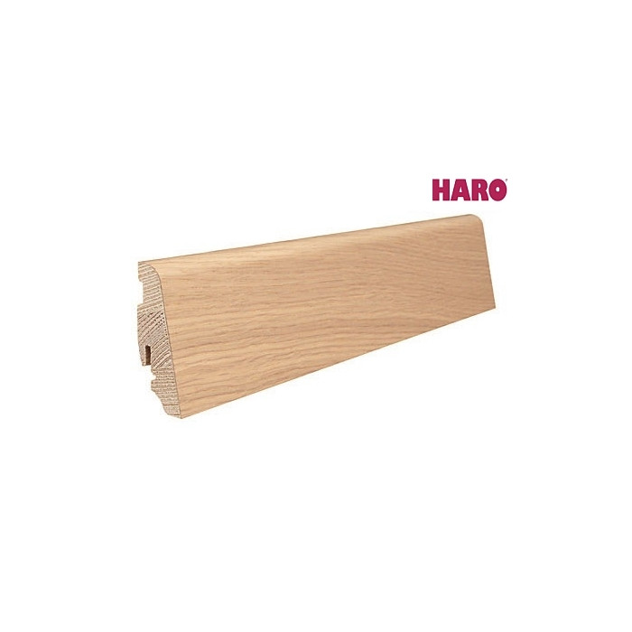 Плинтус Haro для паркетной Дуб Белый Маркант браш