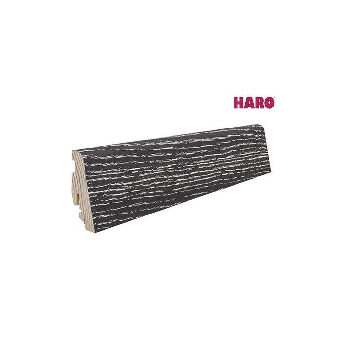 Плинтус Haro для паркетной Ясень Фэнси браш (термо)