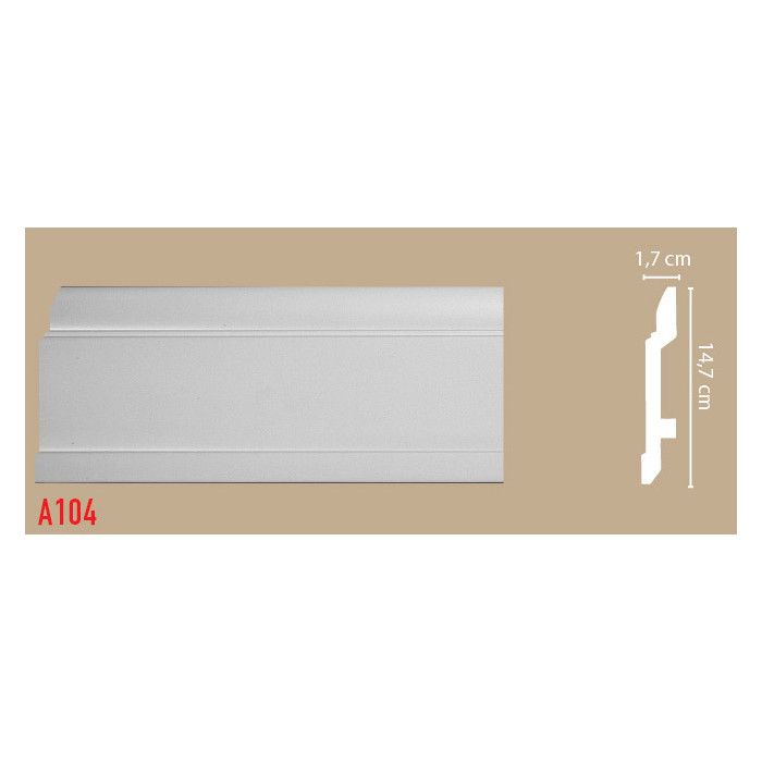 Плинтус напольный Decomaster A104
