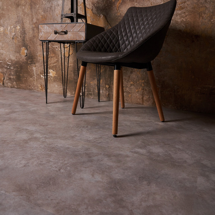 LVT плитка Vinilam Ceramo Glue Бетон 61606