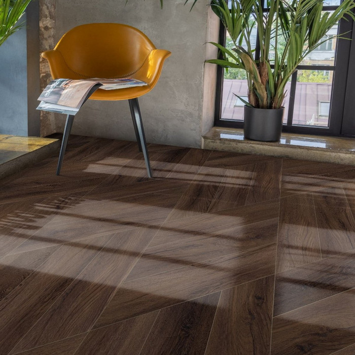 ПВХ плитка Aquafloor Parquet Chevron Glue AF2559PGCh