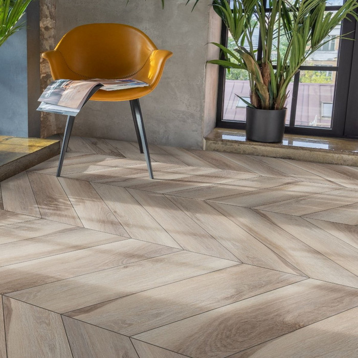 ПВХ плитка Aquafloor Parquet Chevron Glue AF2551PGCh