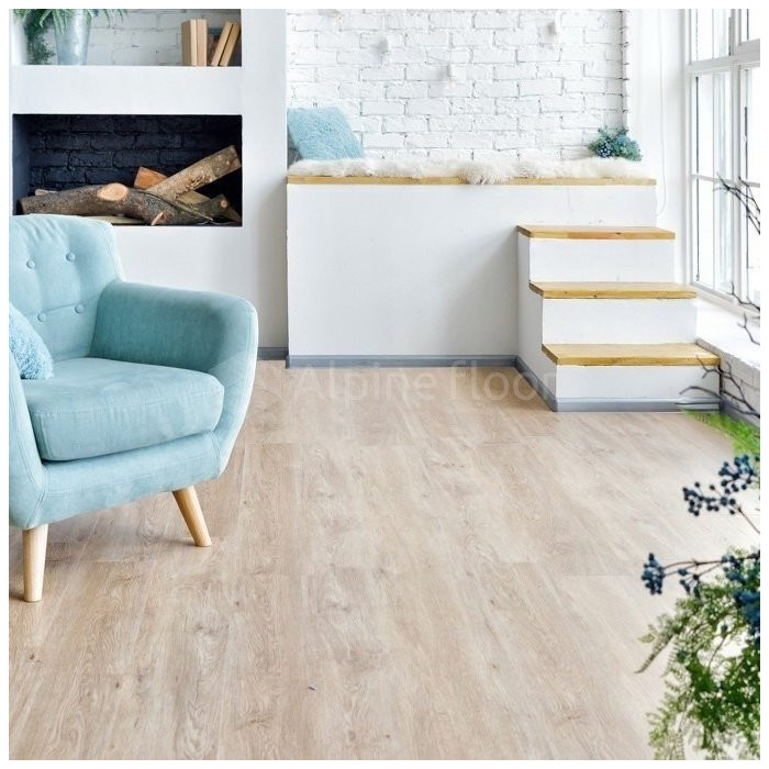 Кварцвиниловая плитка Alpine Floor Easy Line Дуб Кремовый ECO 3-23