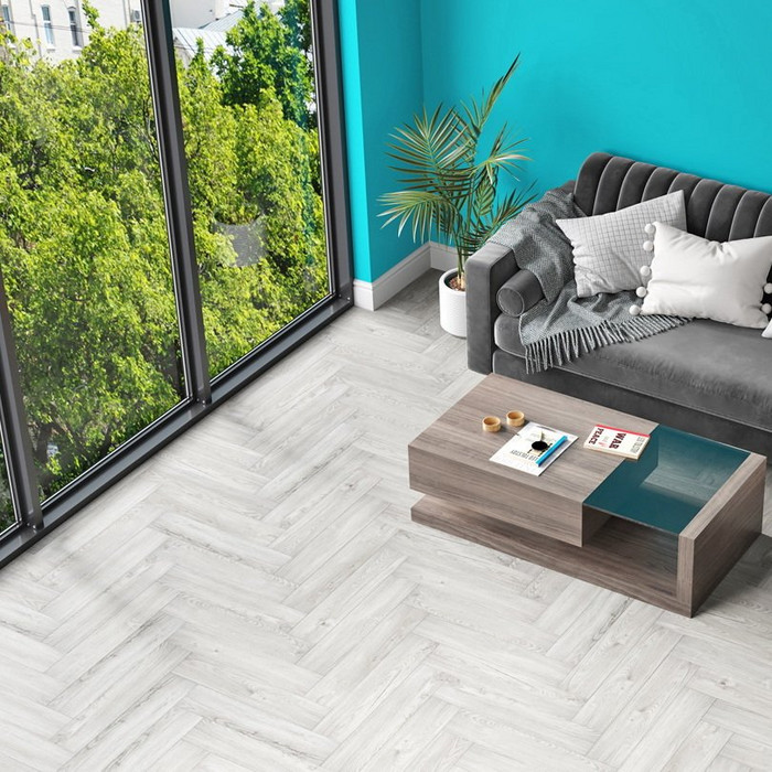 LVT плитка Alpine Floor Parquet Снежный ECO 16-11