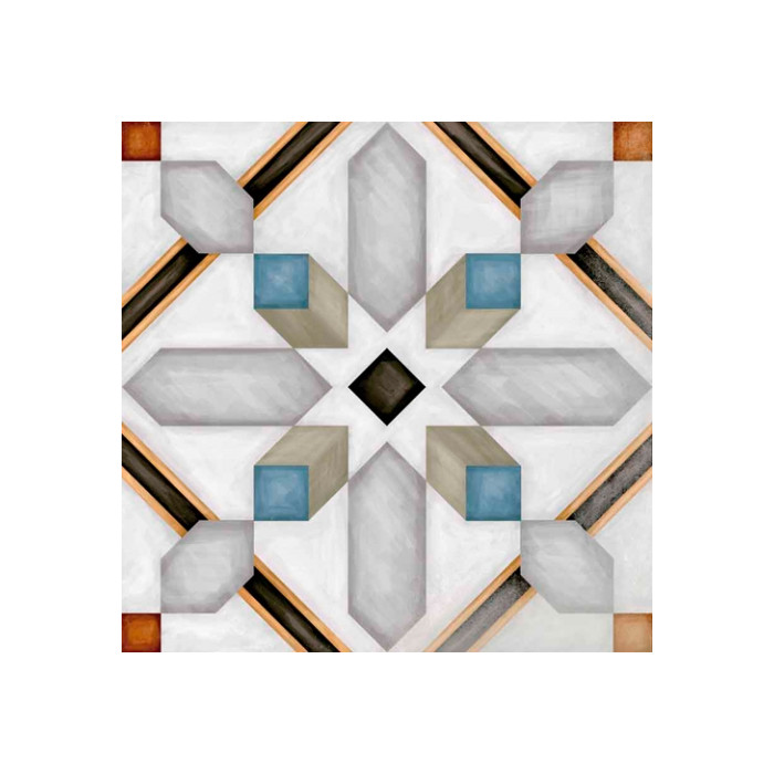 Керамическая плитка Vives Ceramica Vodevil Demel Multicolor напольная 20х20 см
