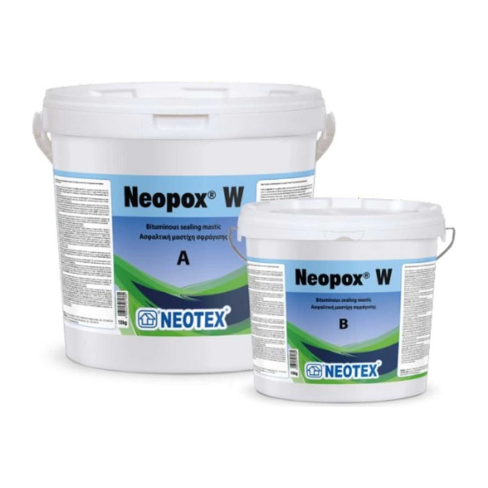 Двухкомпонентное эпоксидное покрытие для пола на водной основе NEOTEX NEOPOX W A+В 12кг 11631000