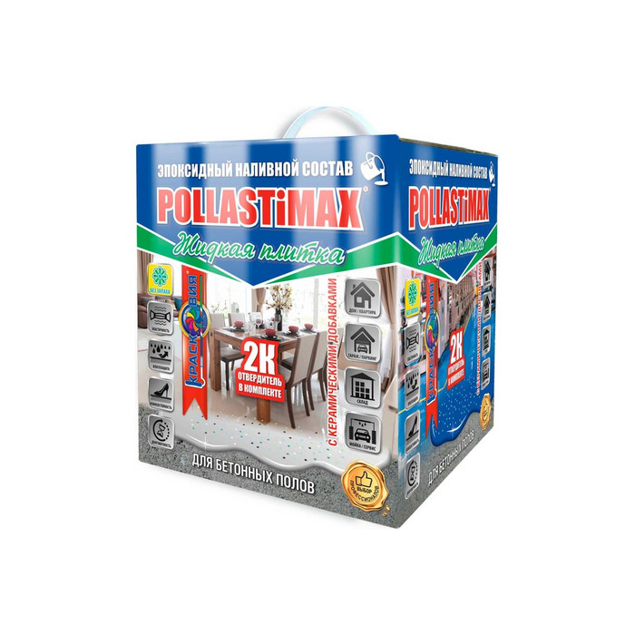 Эпоксидный наливной пол Красковия Pollastimax 