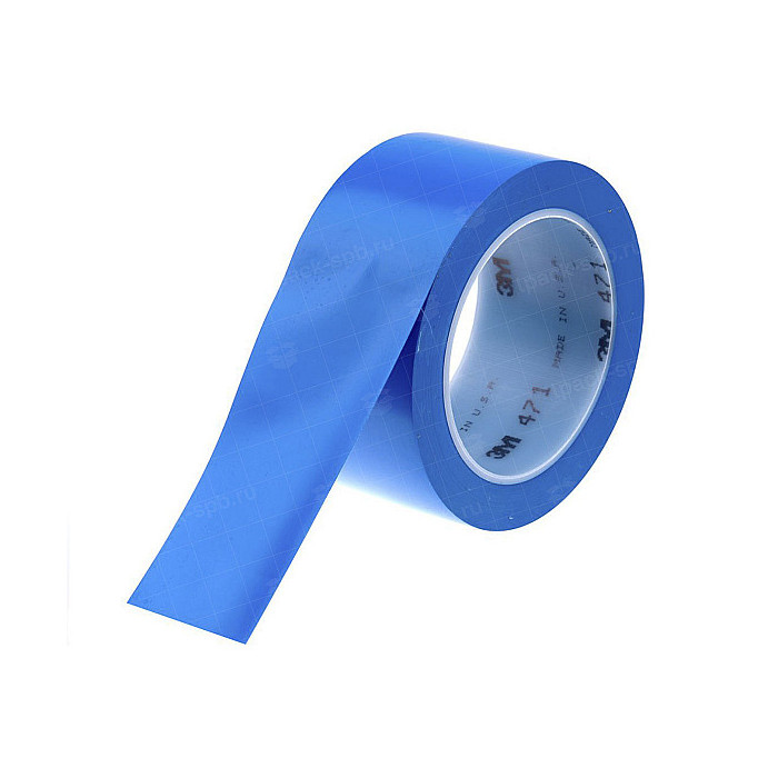 Лента для напольной разметки 3M 471-250мм*33м, синий
